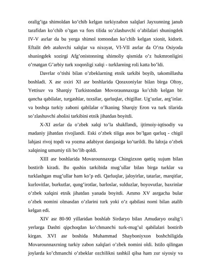 Ozbekiston etnalogya fani 4