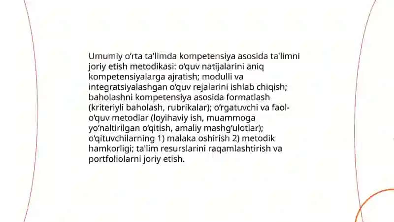 Maktabgacha, umumiy o‘rta, professional ta'limda o‘qitish jatayonlarini zamonaviy tashkil etish 4