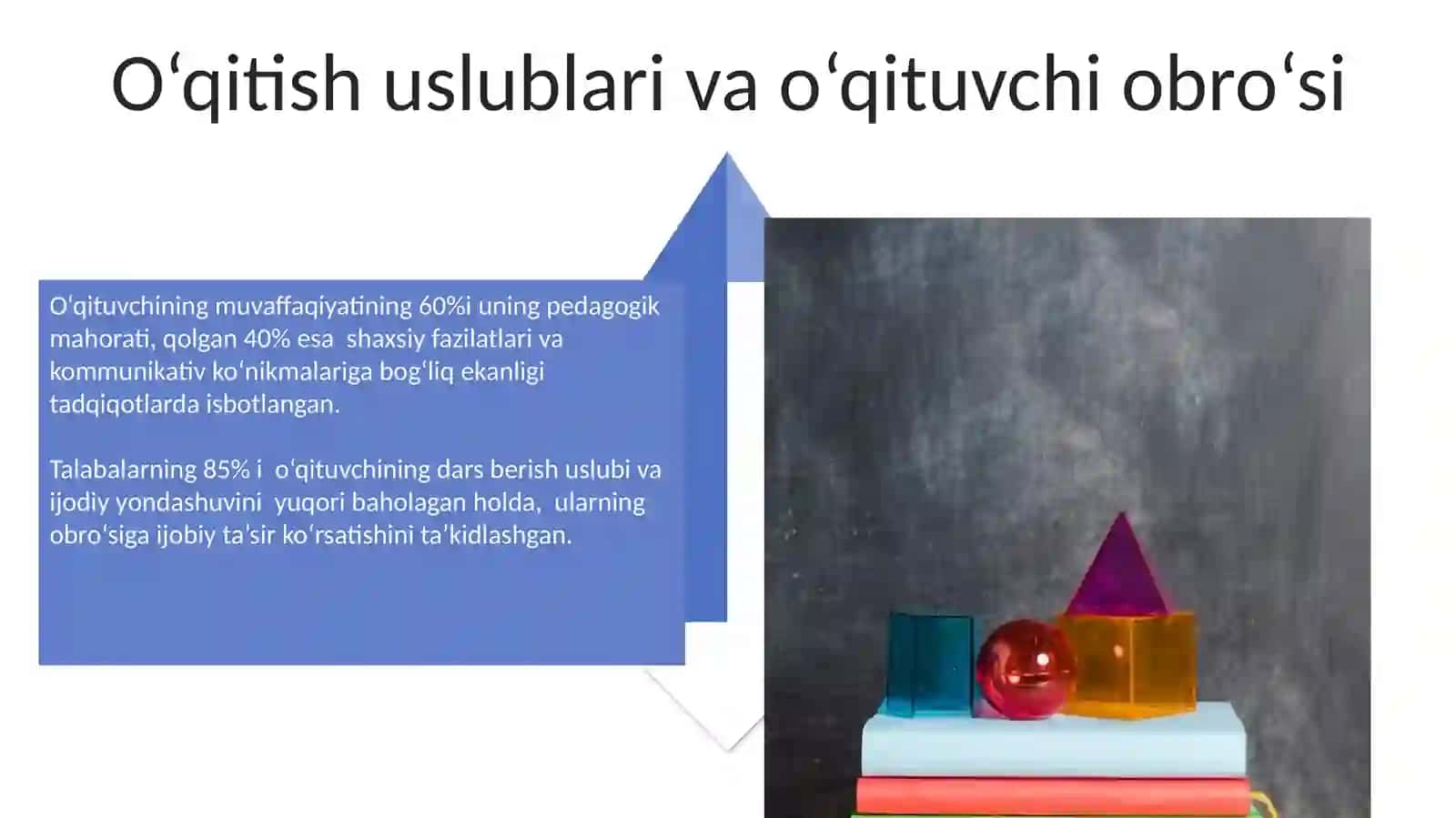 Zamonaviy pedagog imijini shakllantirish pedagogik omillar taʼsiri 4