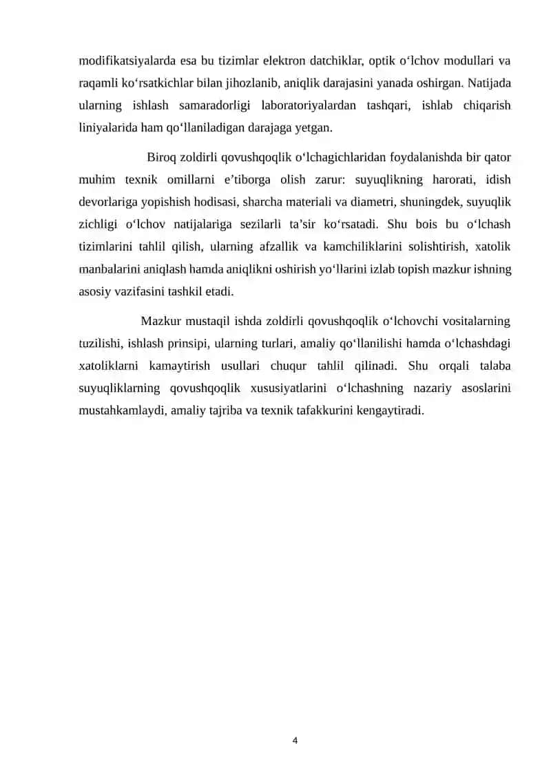 Zoldirli qovushqoqlik o’lchash vositalarining tahlili 4