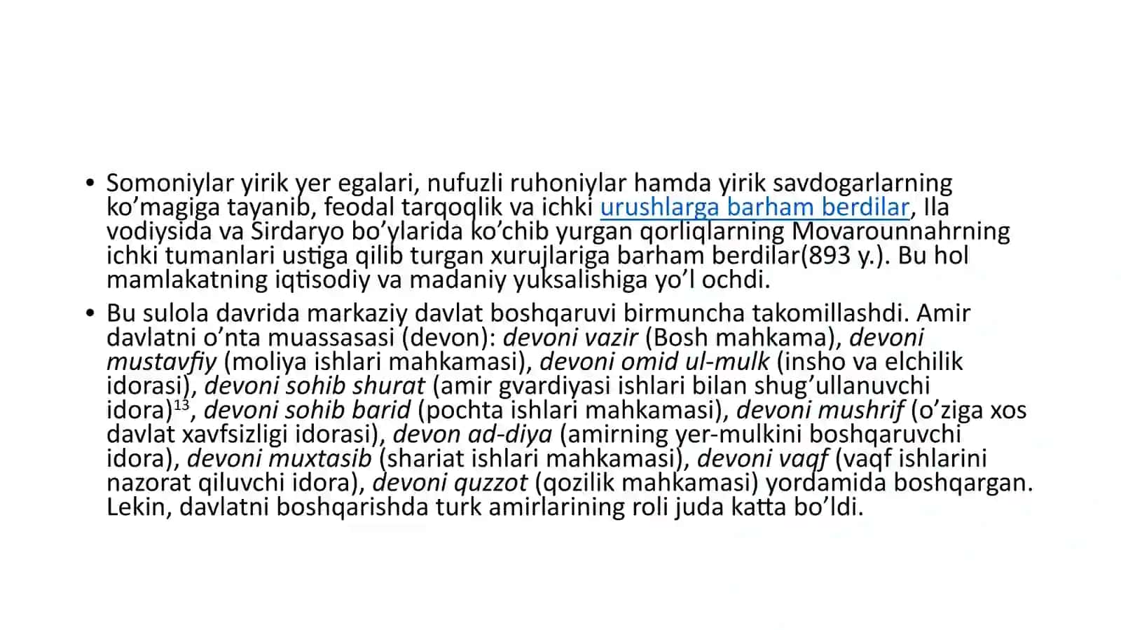 Markaziyosiyoning IX-XV asrlar tarixga oid yozma manbalar 4