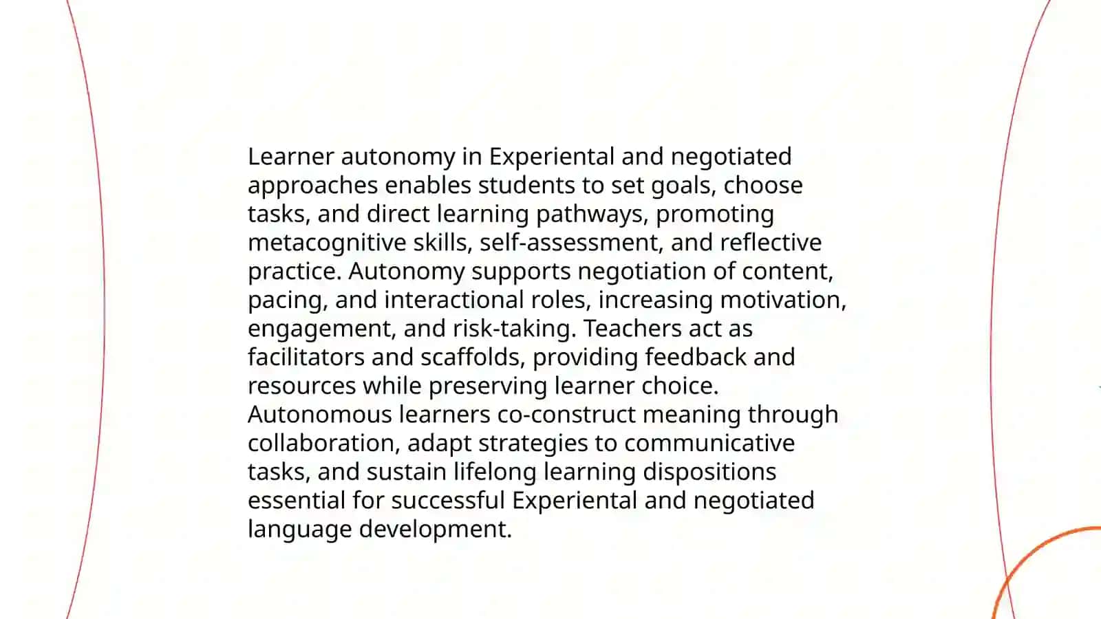 Experiental and negotiated language learning 4