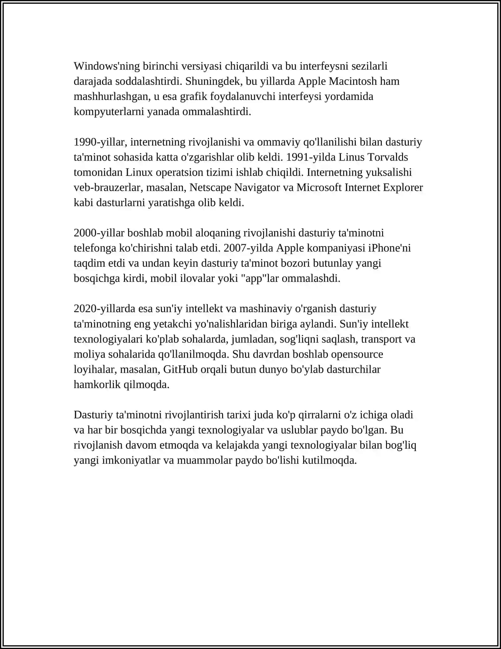 DASTURIY TA'MINOT VA UNING RIVOJLANISH TENDENSIYALARI 4