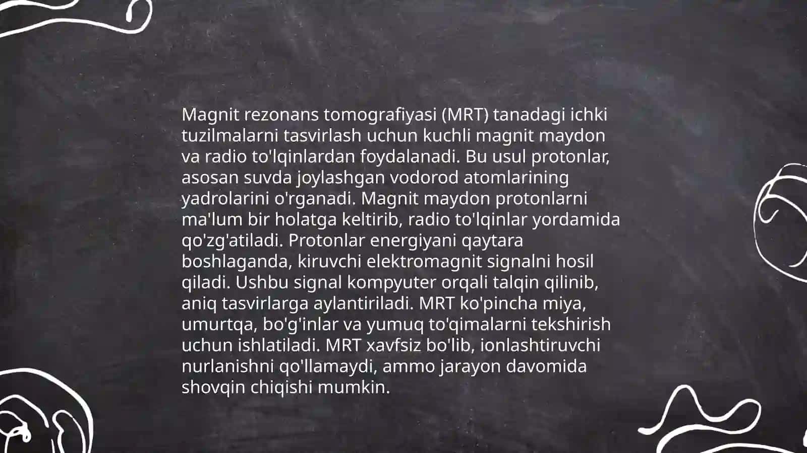 Tish jagʻ tizimi travmatik shikastlanishlarida qoʻllaniladigan kompyuter va magnit rezonans tomografiya 4