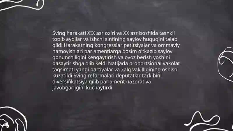 Sving harakati va parlament islohotlari 4