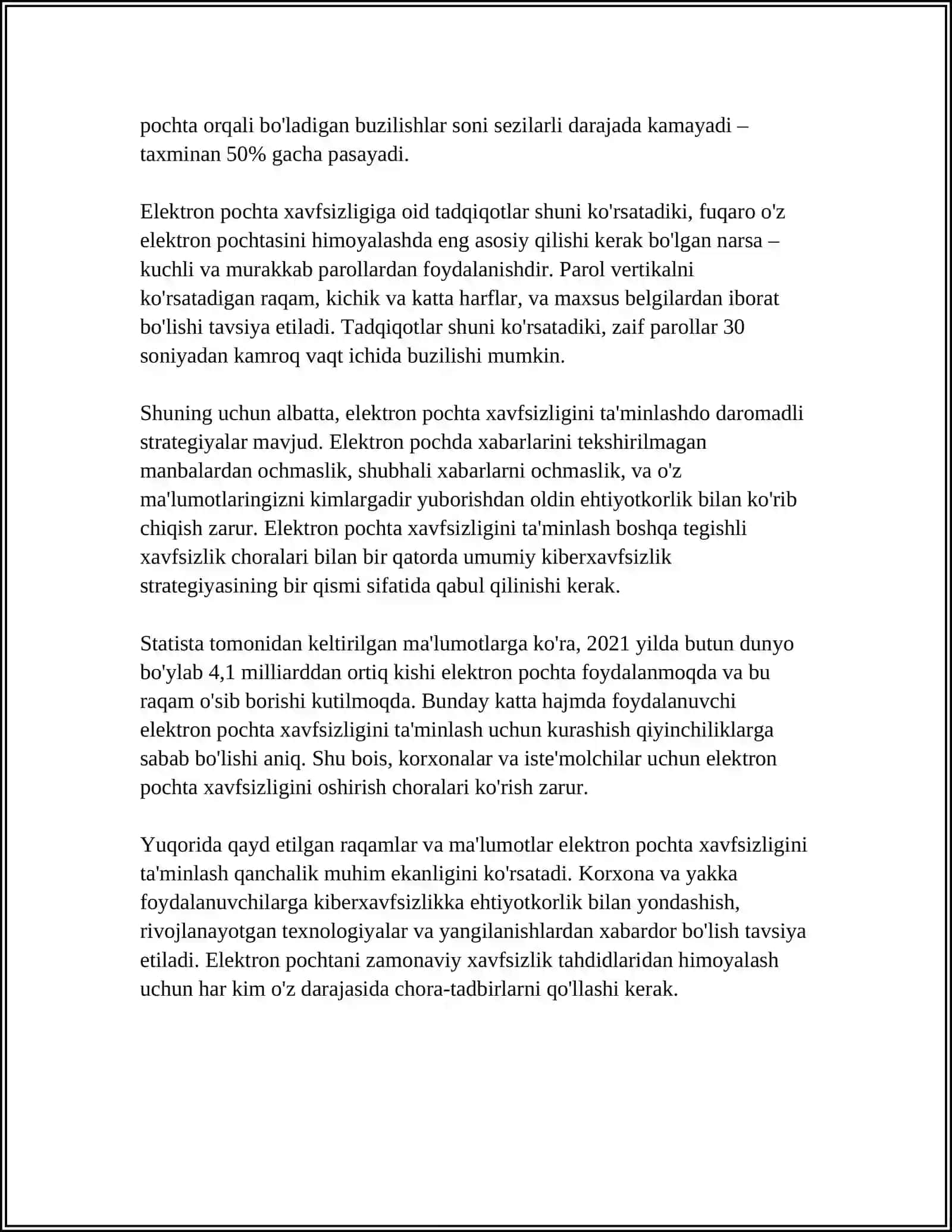 ELEKTRON POCHTA XAVFSIZLIGI 4