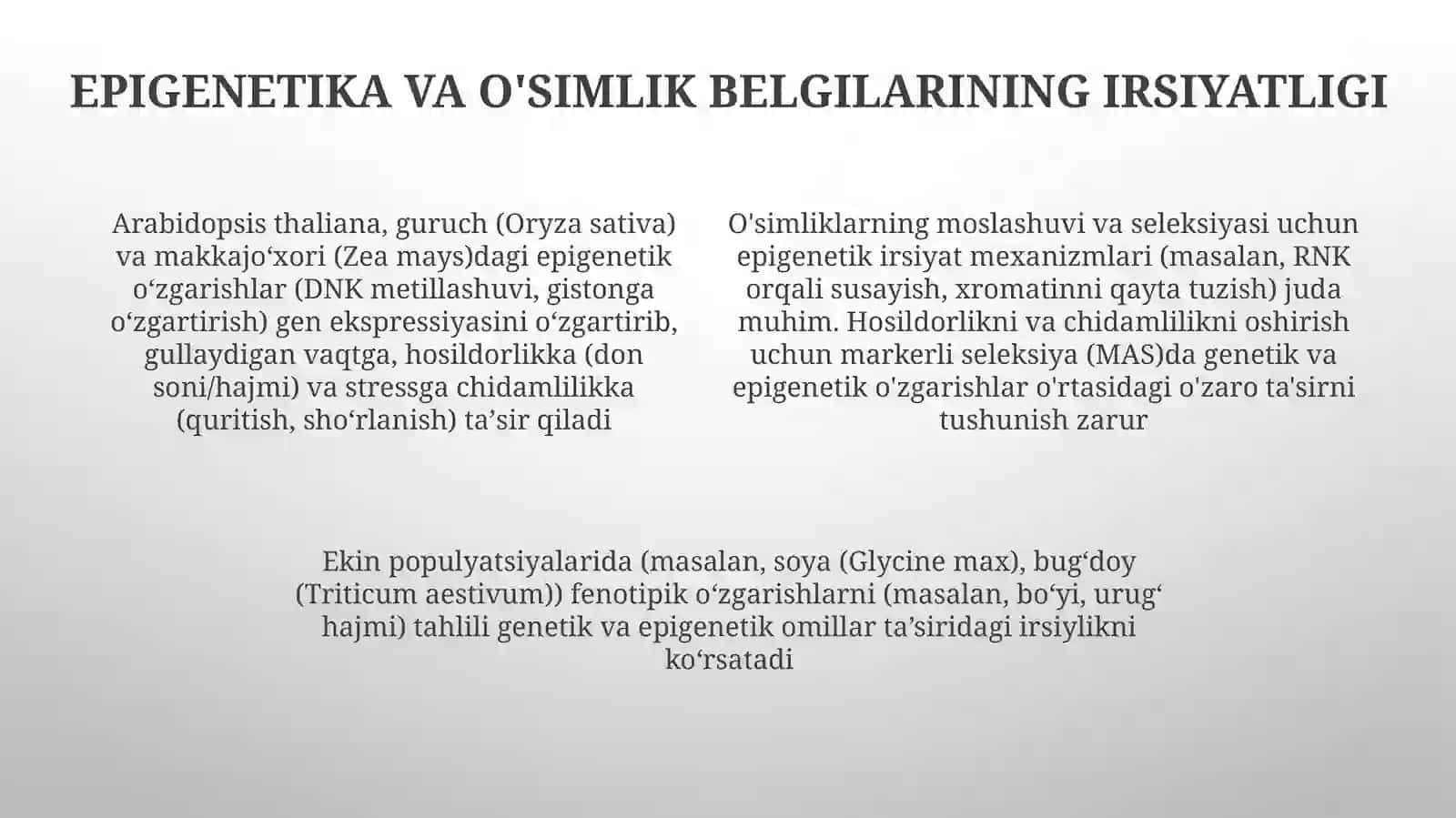 Donliekinlardabelgilarningnaslgao'tishiningumumiyligivaxususiyligitahlili 4