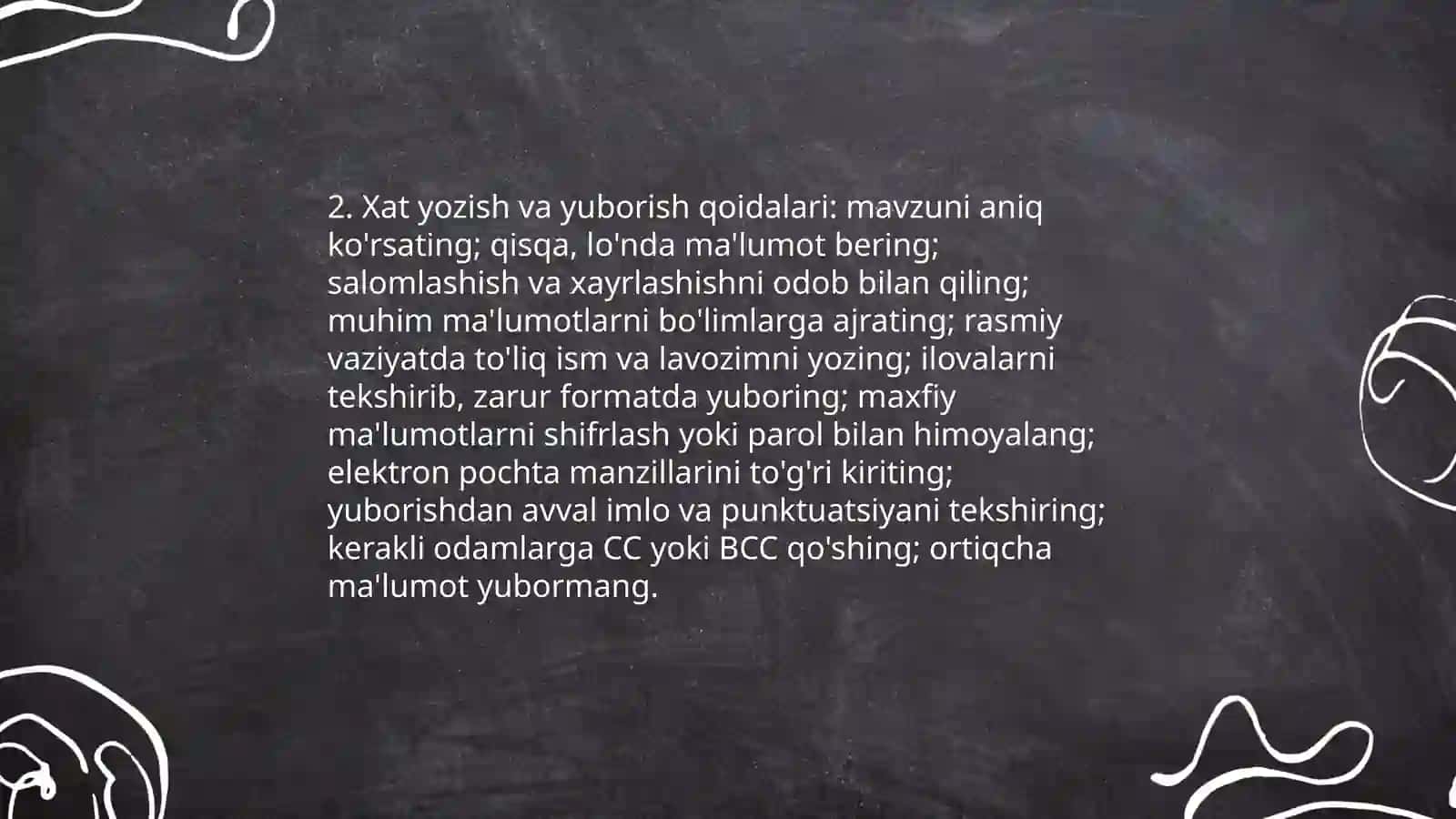 Elektron pochta bilan ishlash 4