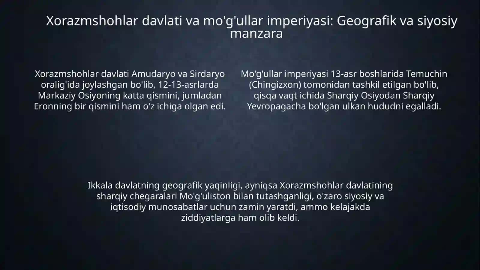 MuhammadXorazmshohvaChingizxonmunosabatlari 4