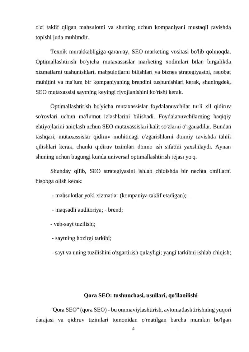 Qahvaxona Optimizatsiyalash Kursi 4