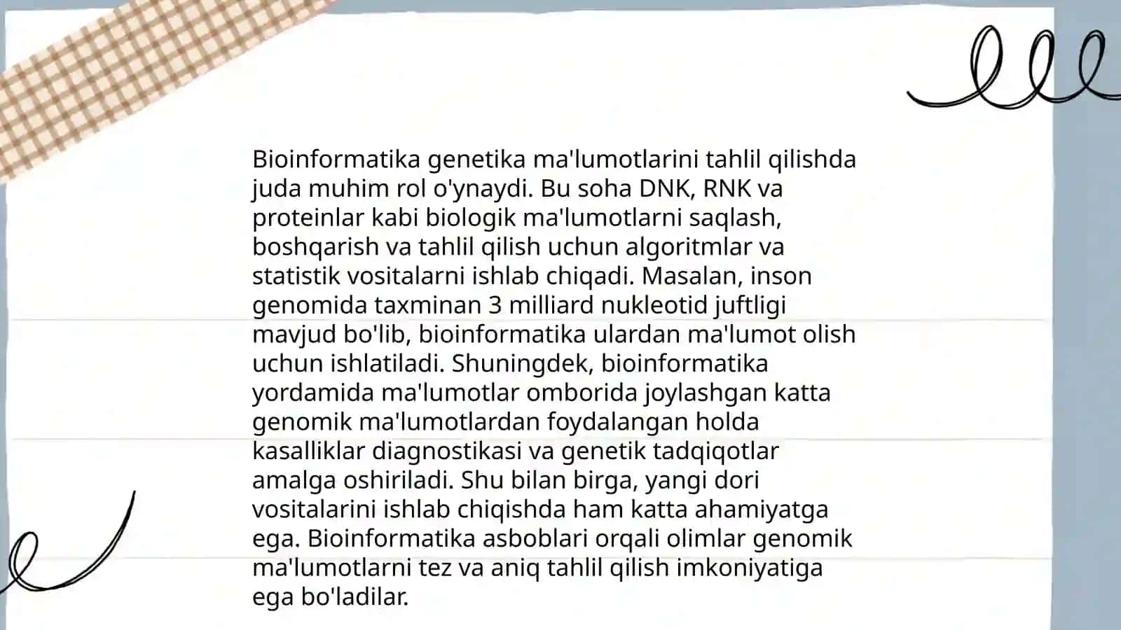 Bioinformatika: Zamonaviy biologiya rivojlanishi 4