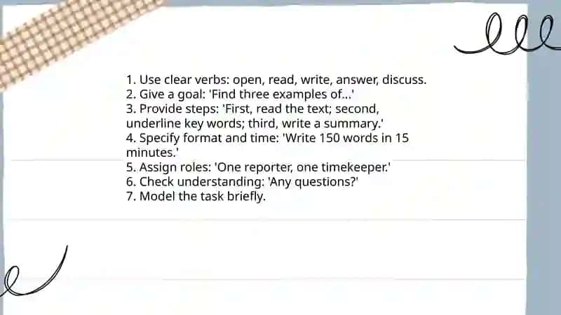 Classroom language 4