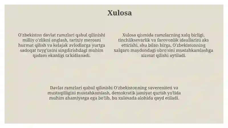 Oʻzbekiston davlat ramzlarini qabul qilinishi 4