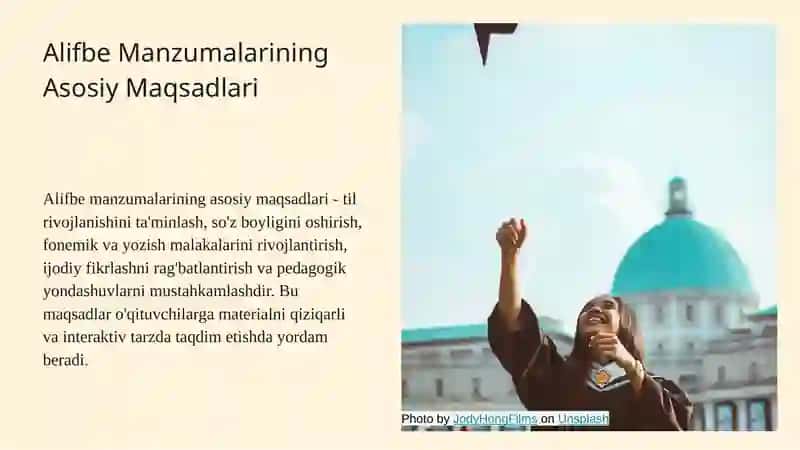 Alifbe manzumalar abisedariy ta’lim tarbiya asosi 4