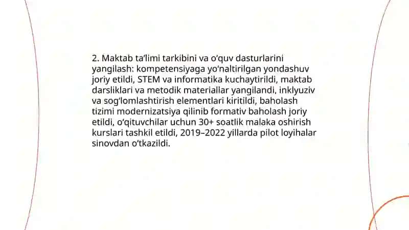 Taʼlim tizimini modernizatsiyalash va strategik rejalashtirish 4