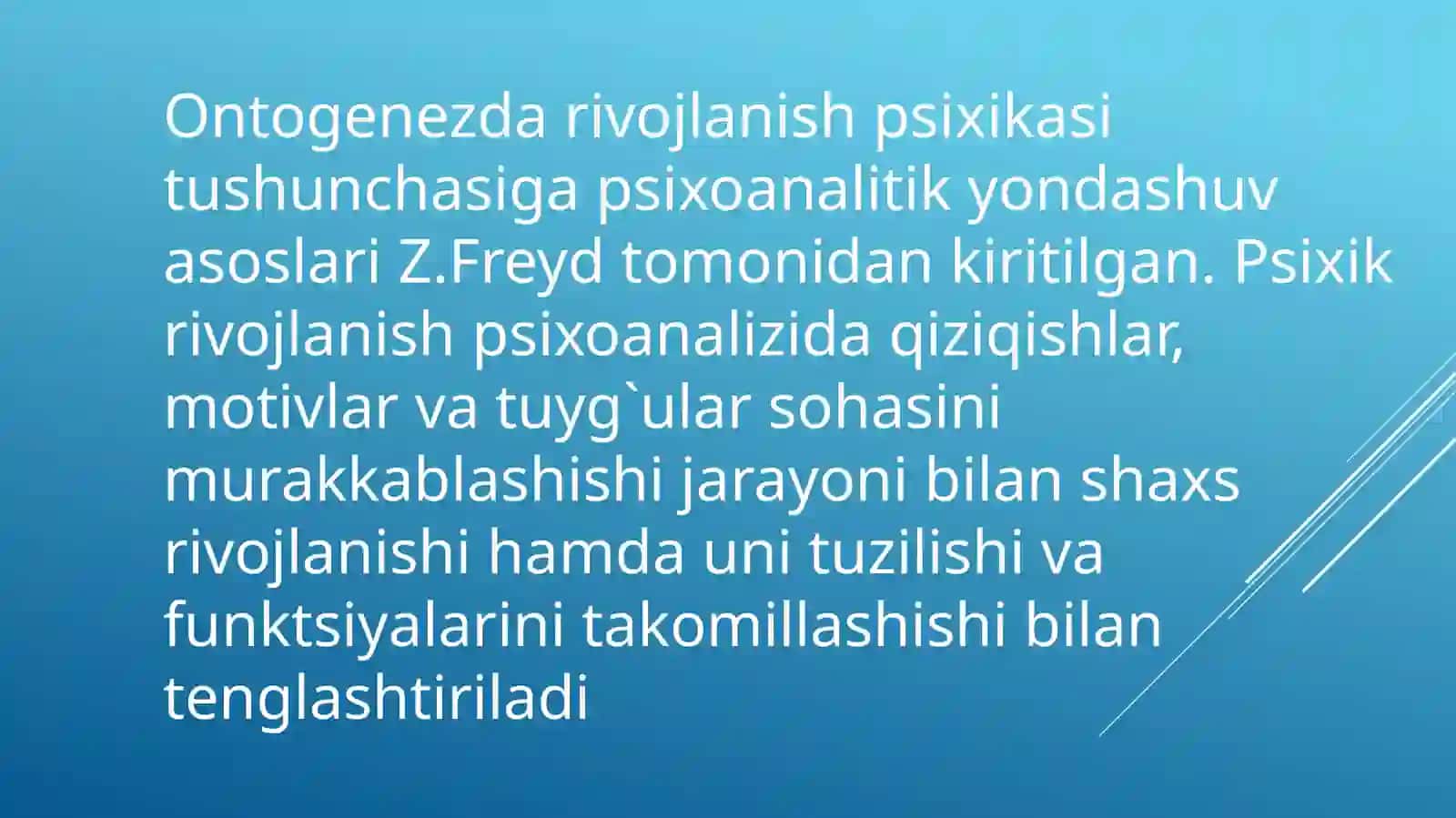 RIVOJLANISH PSIXOLOGIYASI 4