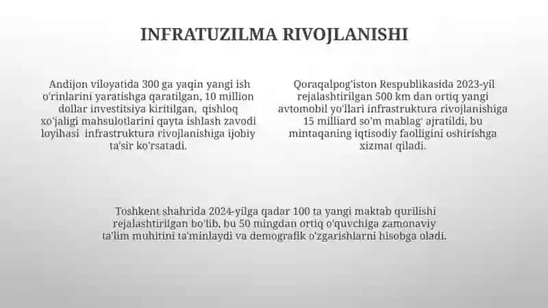 Yer tuzishda xisobga olinadigan iqtisodiy va ijtimoiy sharoitlar 4