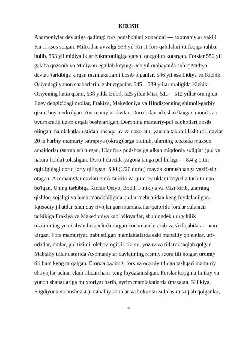 Orta Osiyo satrapliklarida boshqaruv tizimi 4