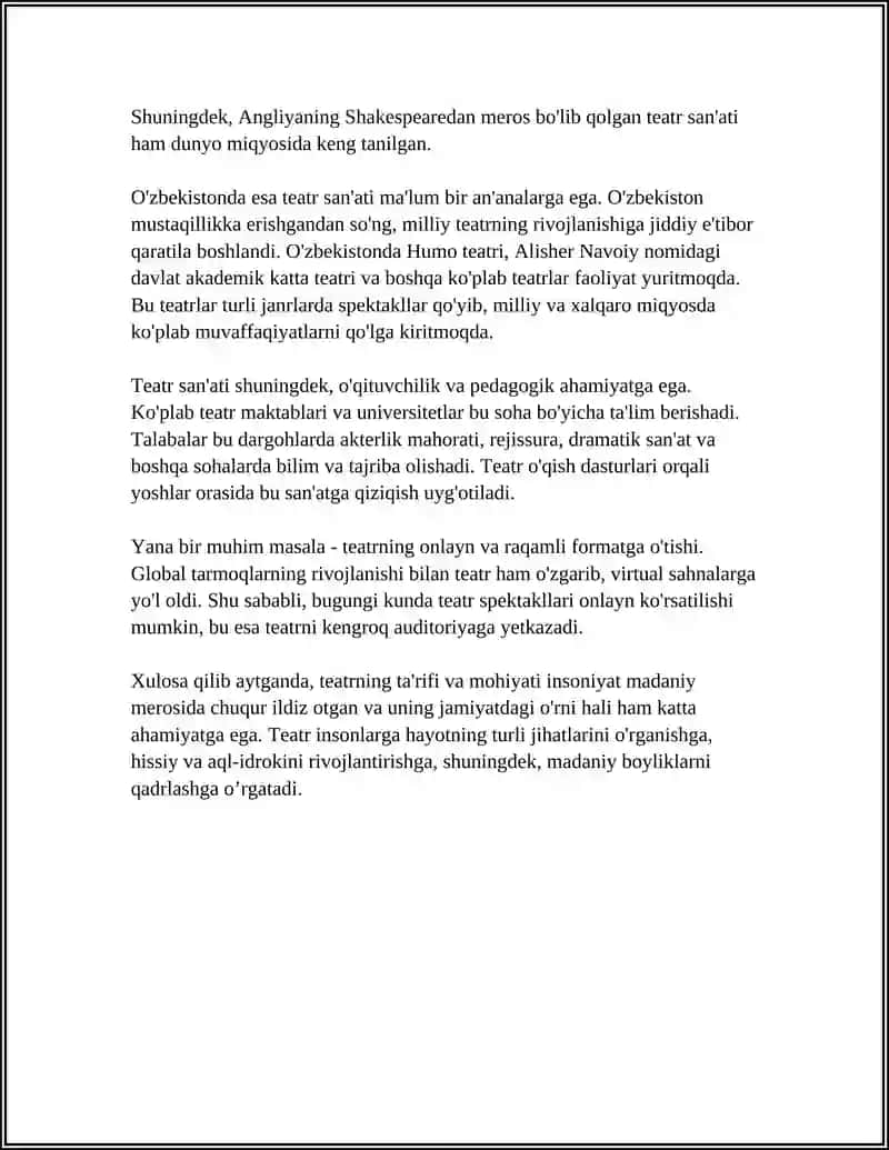 TEATR HAQIDA TUSHUNCHA 4