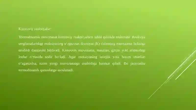 TERMODINAMIK MUVOZANAT KONSTANTASI 4