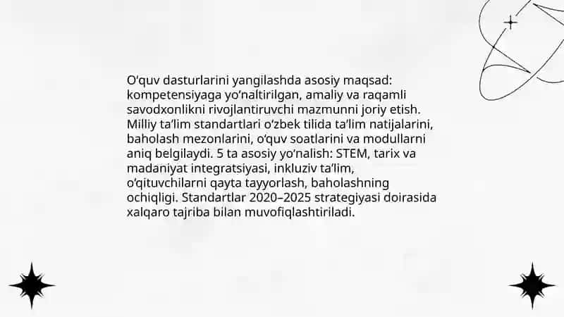 Oʻzbekiston respublikasida taʼlim sohasidagi islohotlar 4
