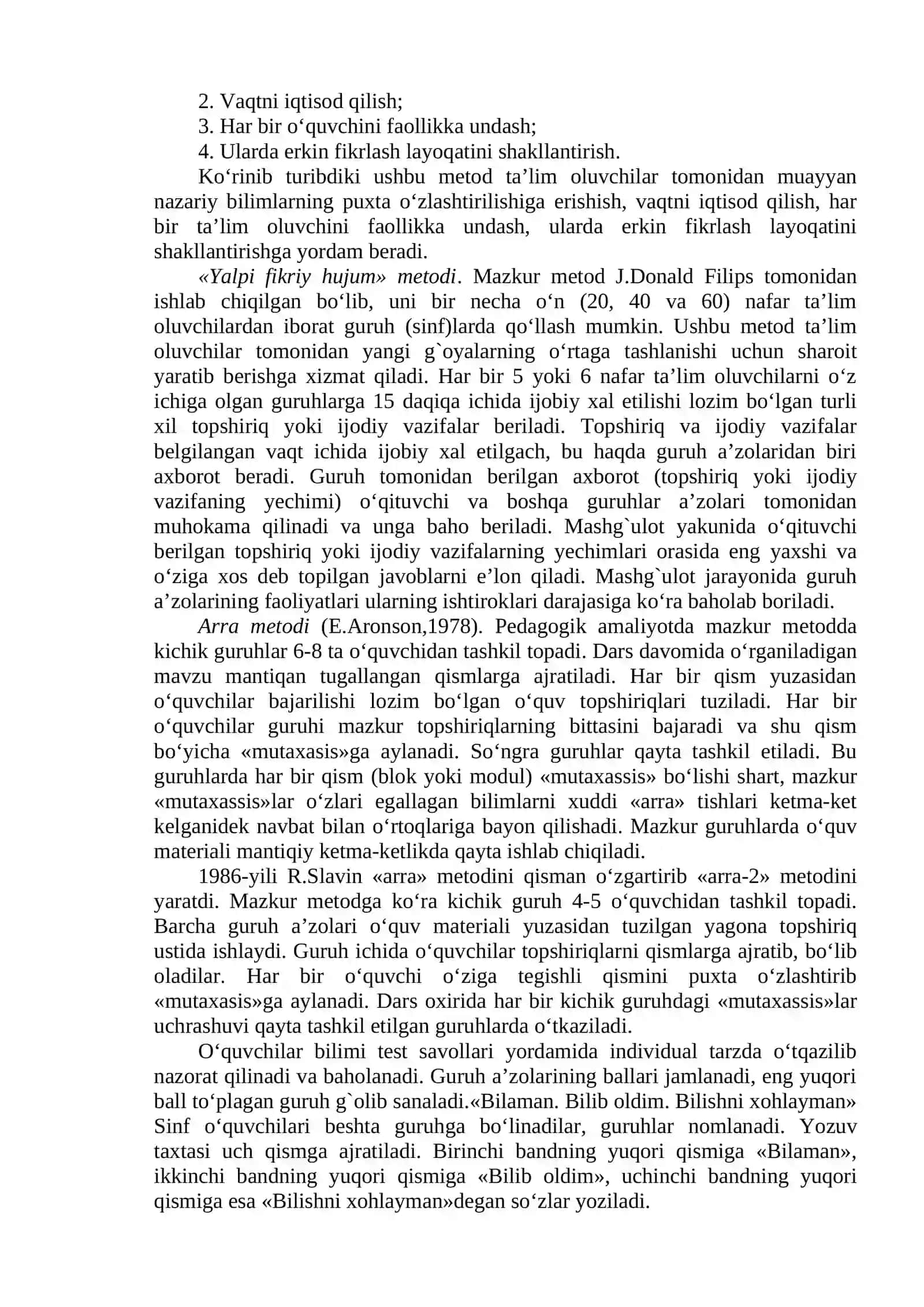 INTERFAOL METODLAR 4