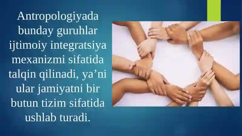 Ijtimoiy markazlashgan qarindoshlik guruhlari – klanlar, nasllar, qarindoshlar 4
