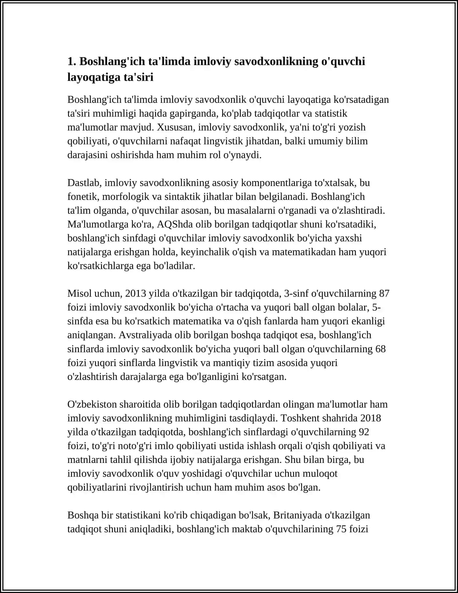 Boshlang'ich ta'limda imloviy savodxonlikning ahmiyat 4