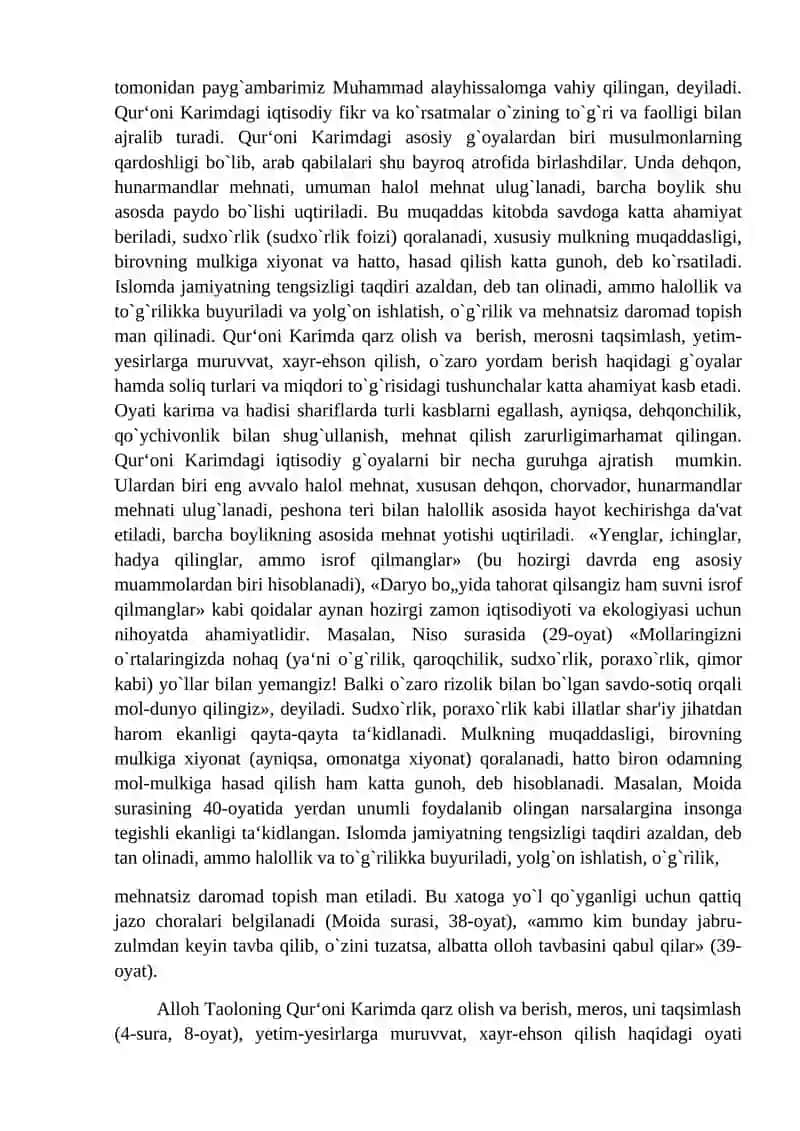 Qadimgi Iqtisodiy Ta`limotlar 4