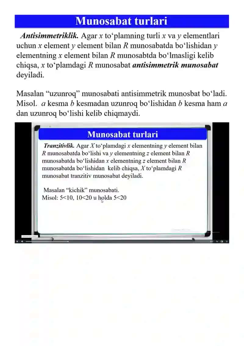 Diskret matematika va matematik mantiq fanidan yakuniy nazorat savollari 4