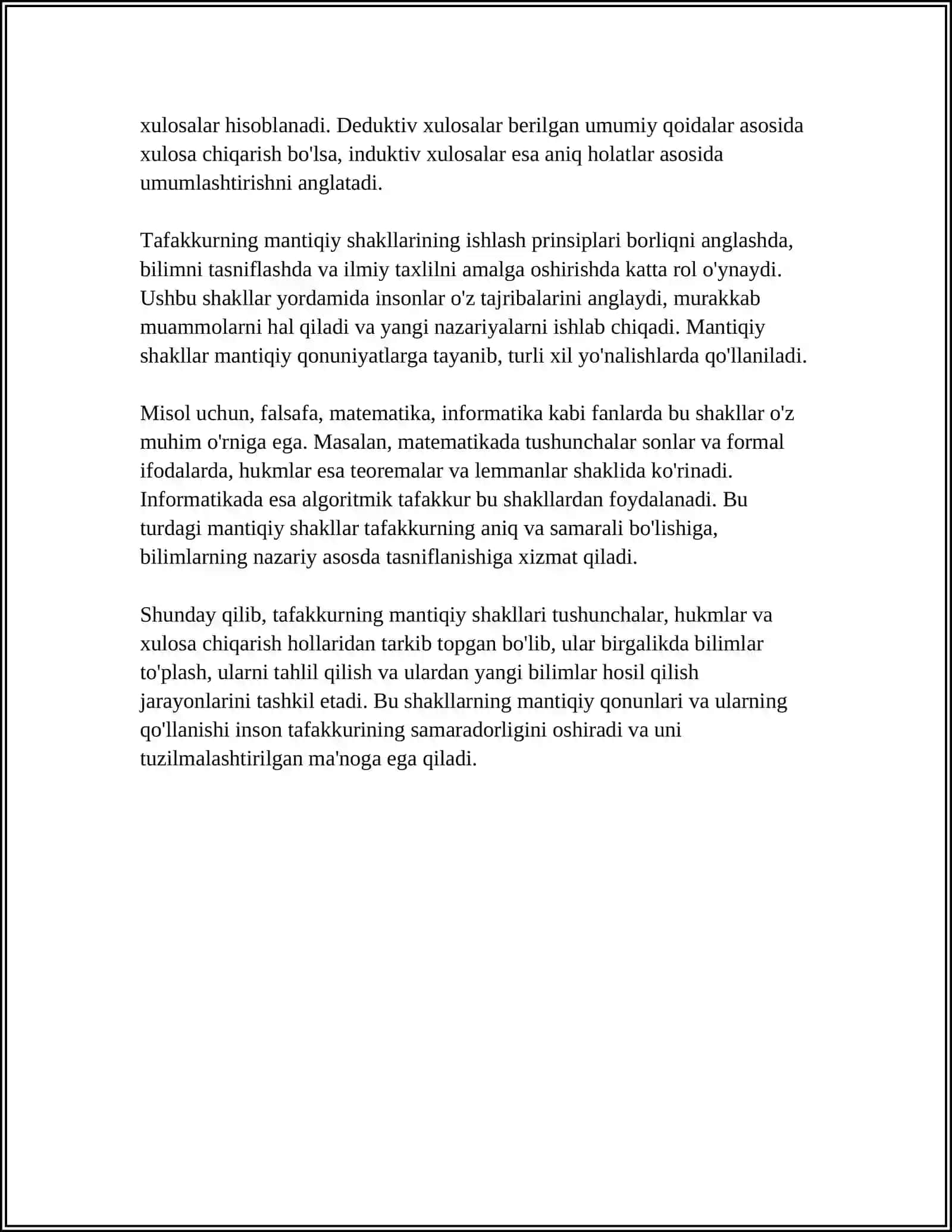 TAFAKKURNING MANTIQIY SHAKILLARI VA QONUNLARI 4
