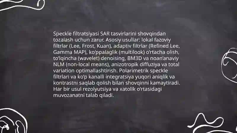SAR maʼlumotlar tahlili 4
