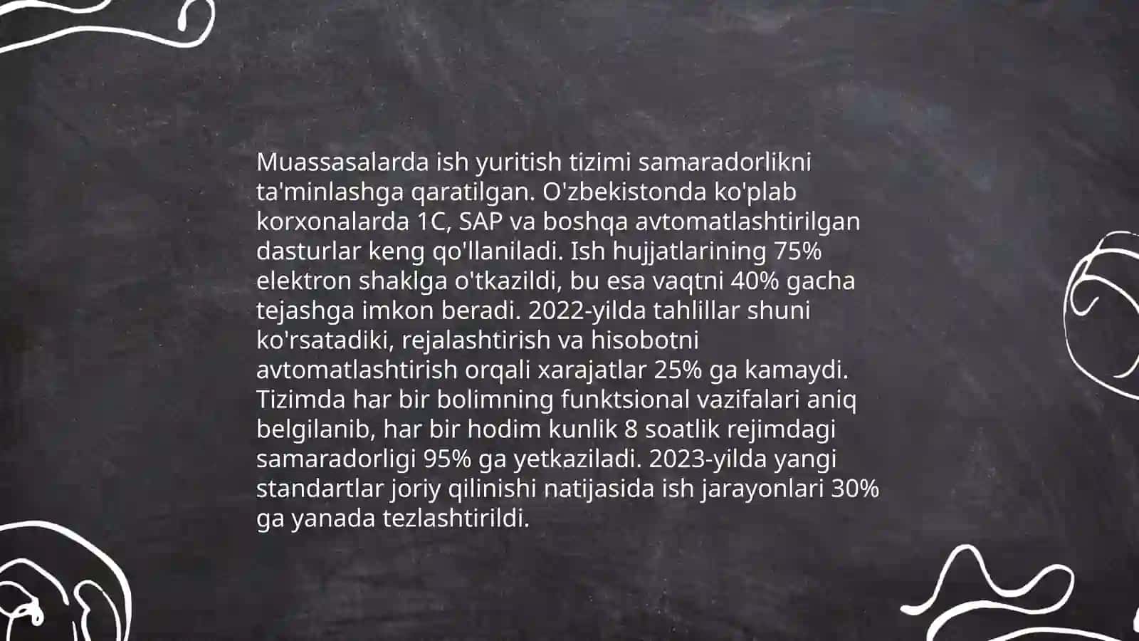Shaxsiy ish qog'ozlari uslubi 4