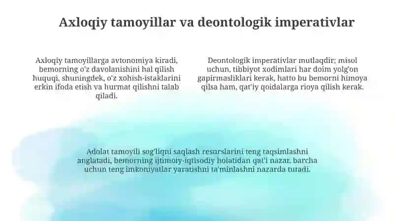 Tibbiy etika va deontologiya asoslari 4