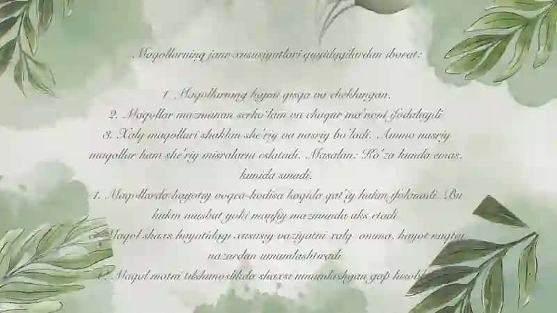 "Devonu lugʻotit-turk" dagi maqollar 4