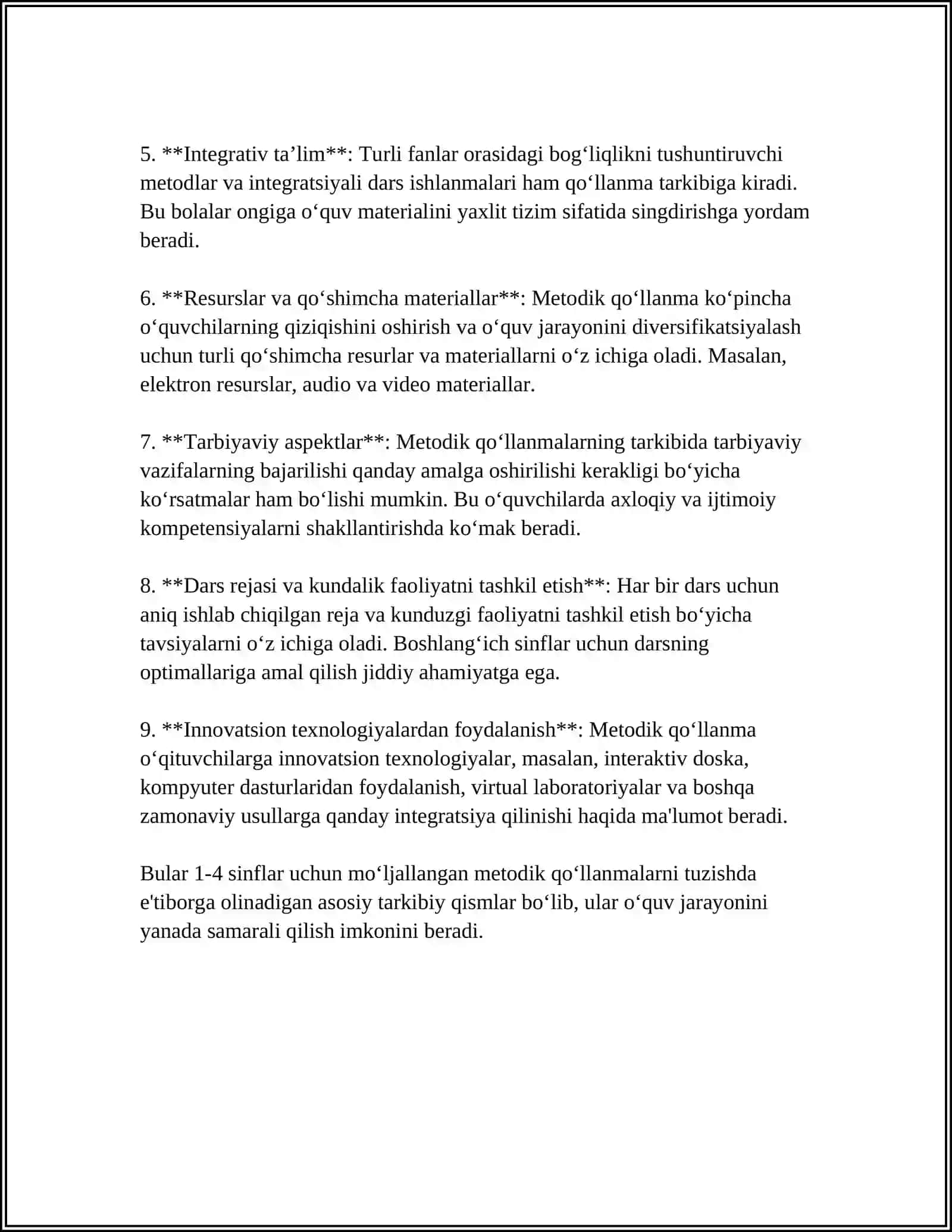 1-4-SINFLAR UCHUN NASHR ETILGAN METODIK QO‘LLANMALARNING QIYOSIY-TANQIDIY TAHLILI 4