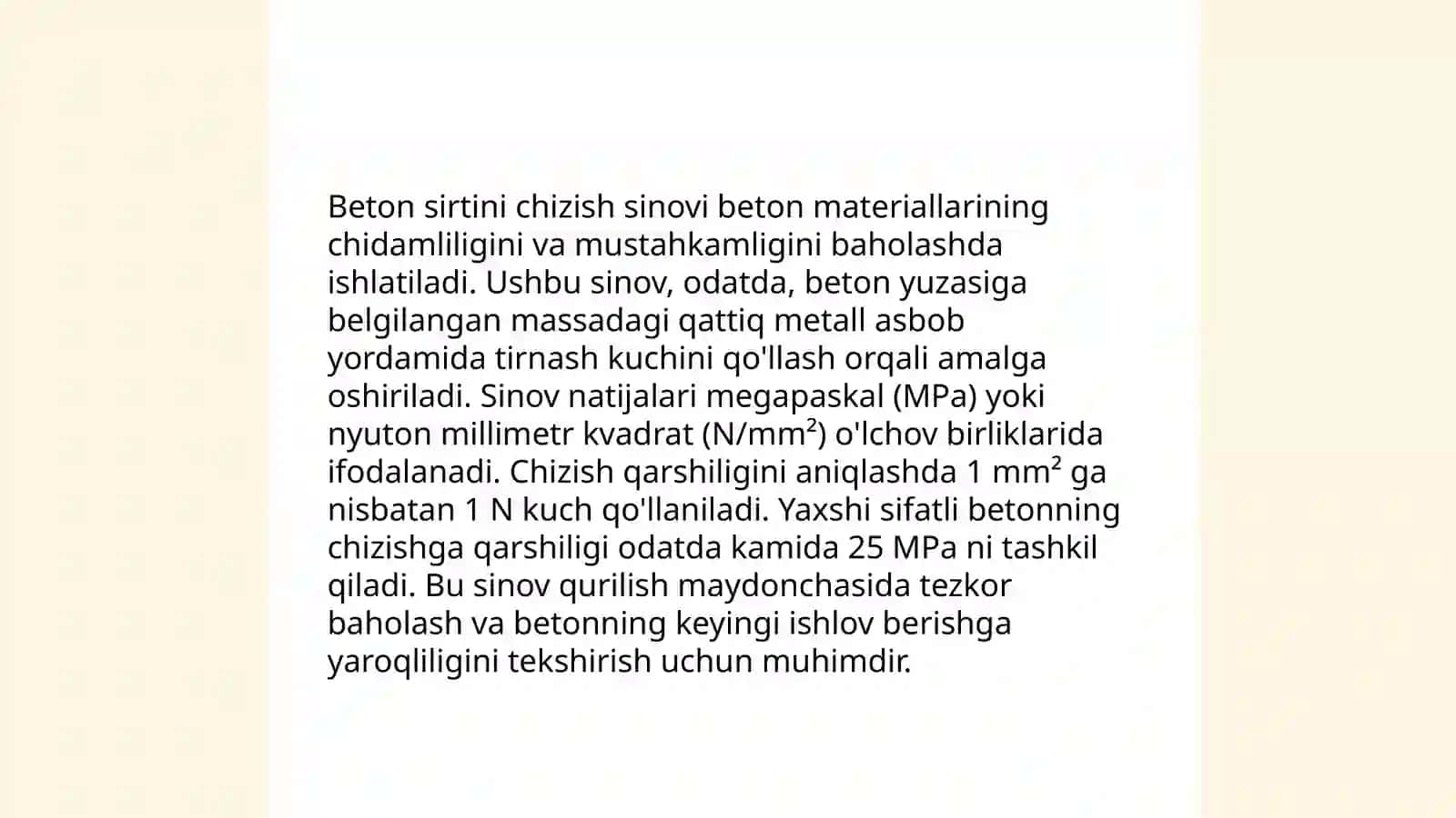Beton mustahkamligini buzmasdan aniqlash usullari 4