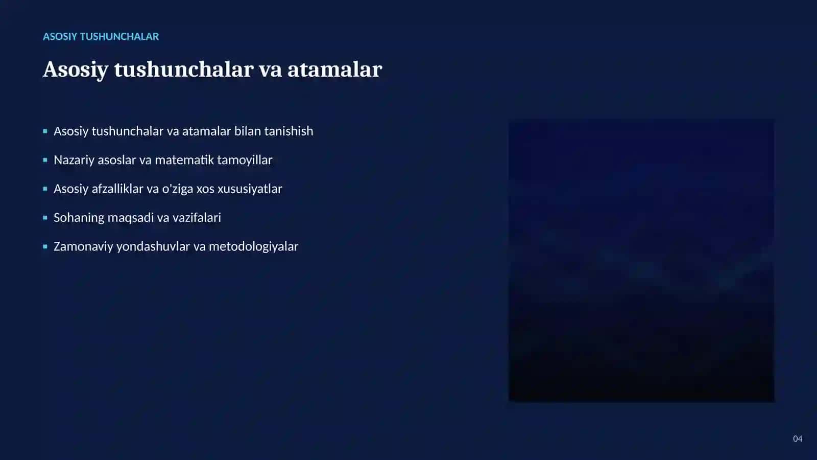 SUN'IY INTELLEKT • AI VA KATTA MA'LUMOTLAR 4