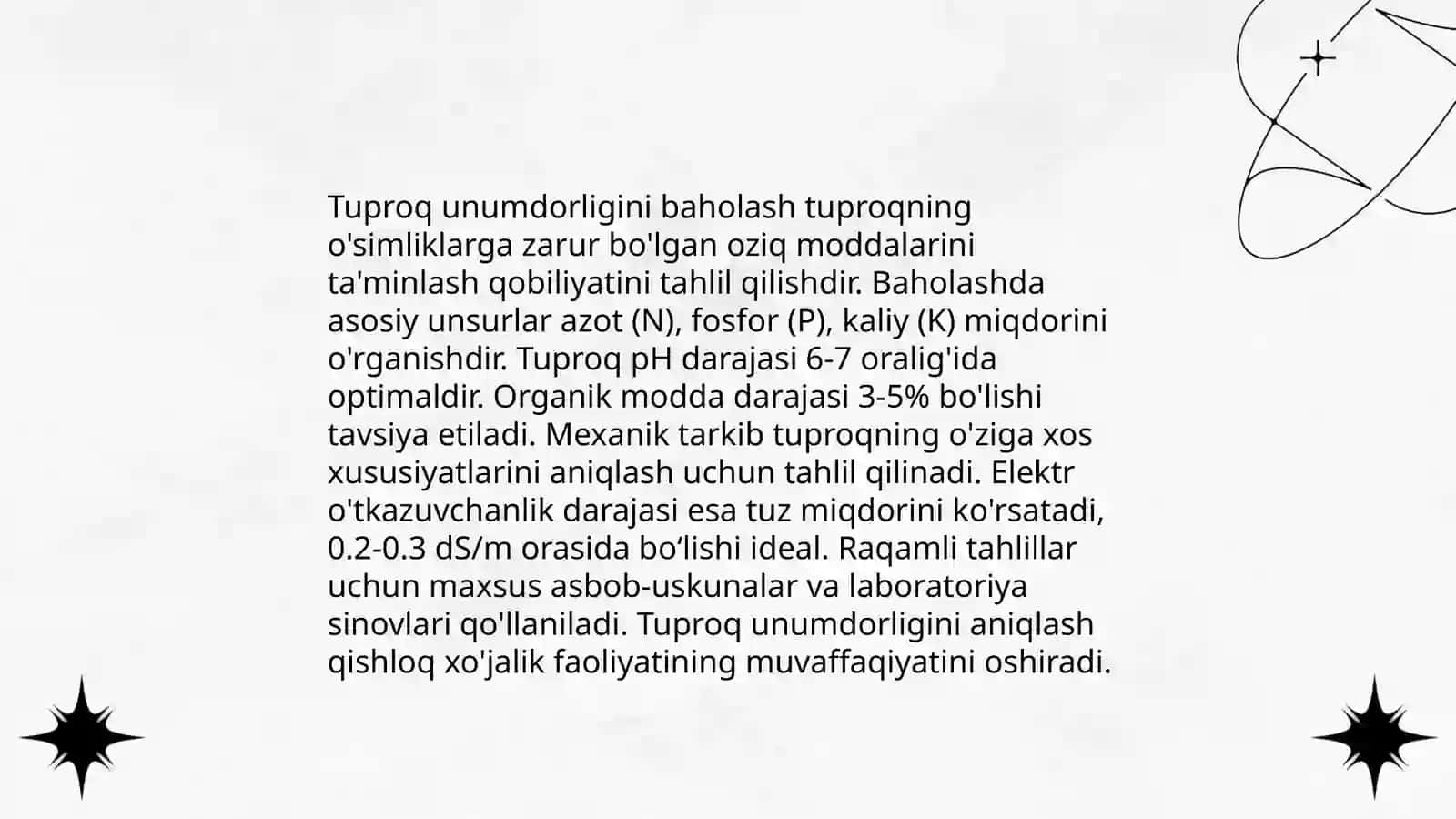 Agrokimyoviy xaritanomalarni tuzishning maqsad va vazifalari 4