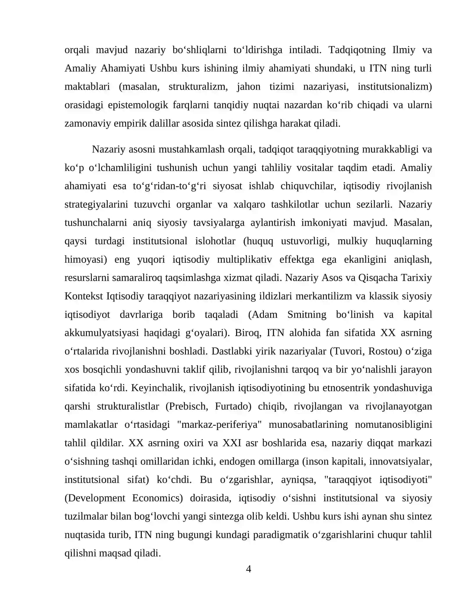 Iqtisodiy taraqqiyot nazariyasi 4