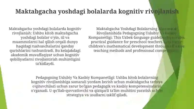 Maktabgacha Yoshdagi Bolalarning Matematik Rivojlanishida Pedagogning Uslubiy Va Kasbiy Kompanetligi 4