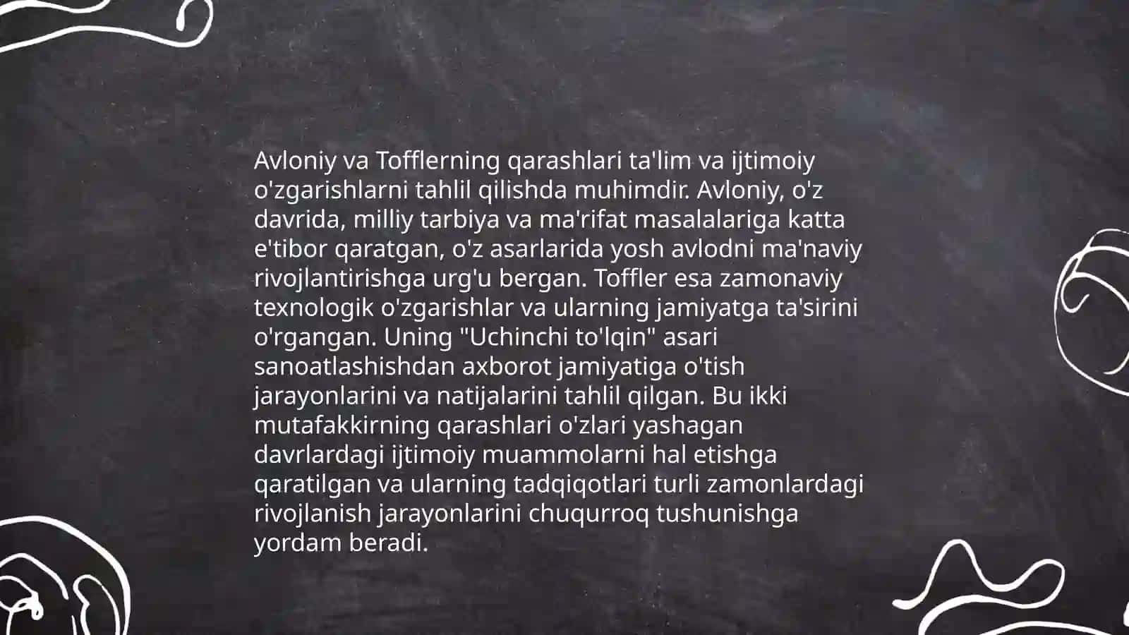 Avloniyning “Madaniyat to‘lqinlari” maqolasi va E.Tofflerning “Uchinchi to‘lqin” asarini qiyosiy tahlili 4