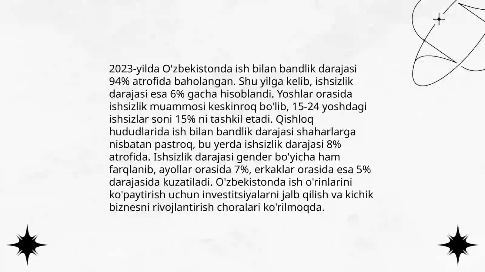 O'zbekistonda ishchi kuchi bozorni shaknlantirish va tartibga solish muammolari 4