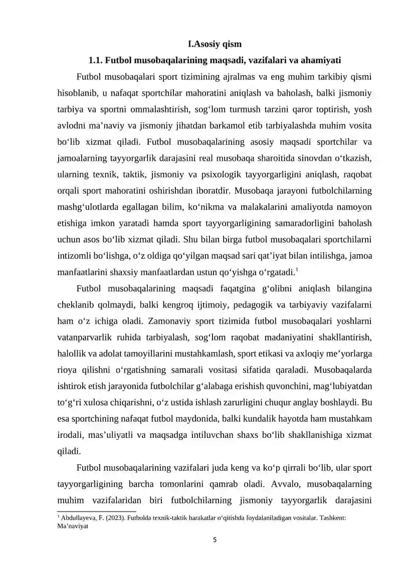 Futbol musobaqalarini tashkil qilish va rejalashtirish 4