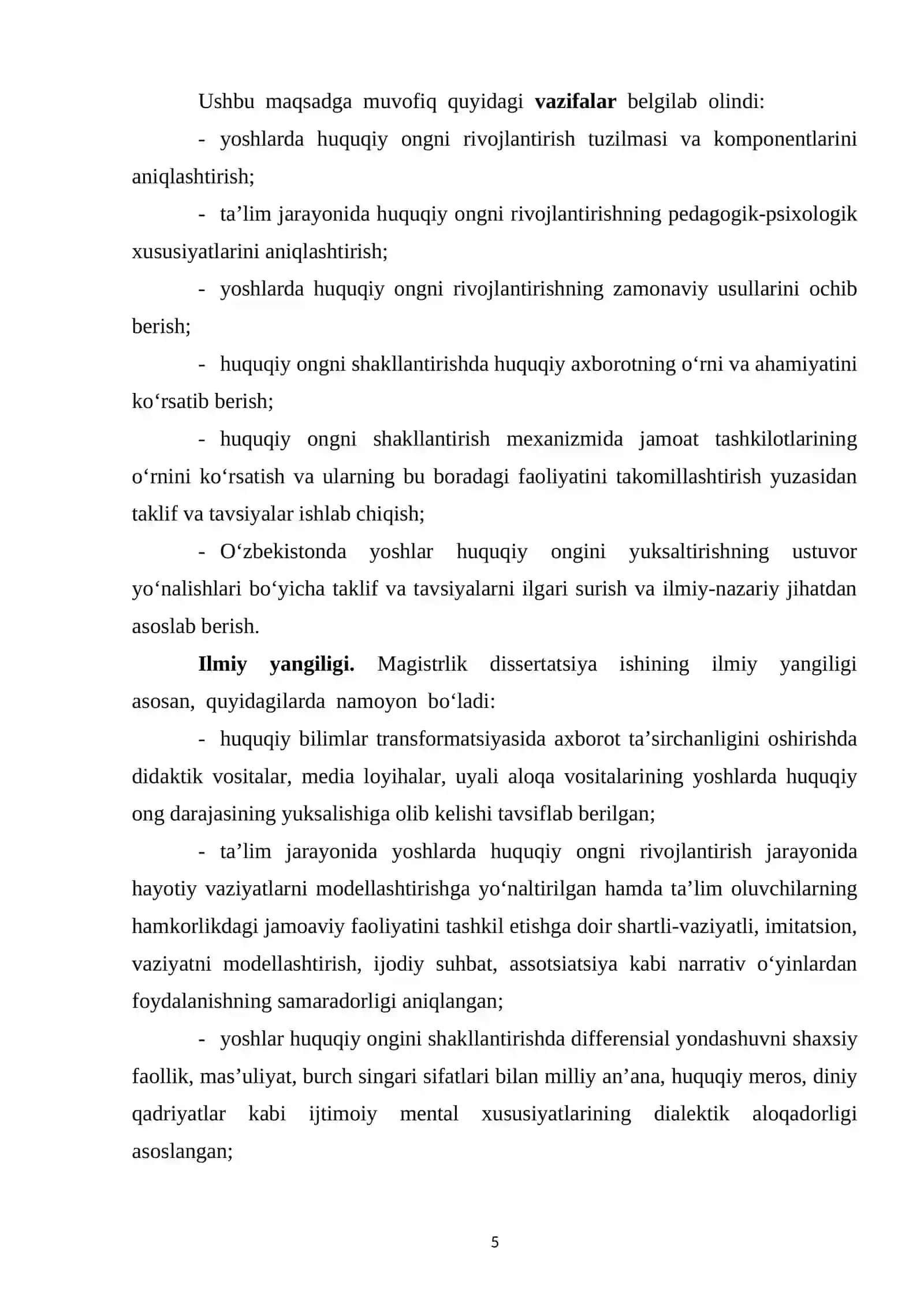 YOSHLARNING HUQUQIY ONGI VA MADANIYATINI SHAKLLANTIRISHDA SOTSIOLOGIK TADQIQOTLARNING O'RNI 4