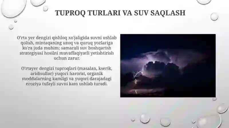 Matireklar iqlimi. Iqlim hosil qiluvchi omilar 4