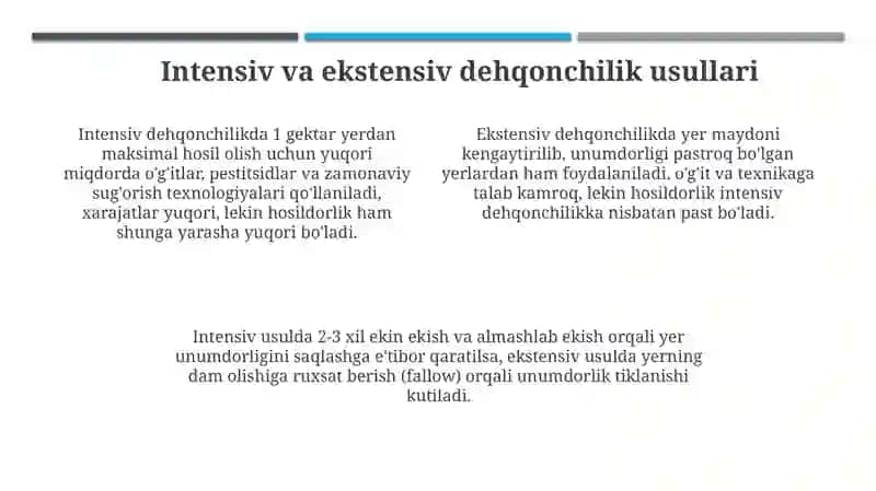 Qishloqxoʻjaligiyerlaridanunumlifoydalanish 4