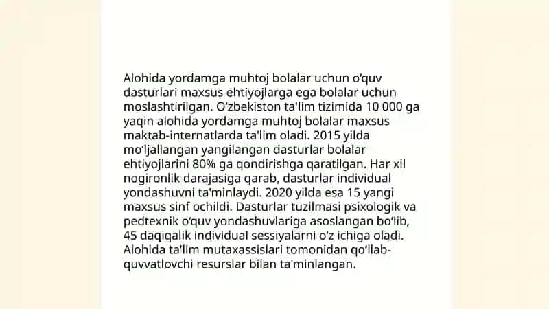 Alohida yordamga muhtoj bolalarning inklyuziv taʼlimi yangi talimiy amaliyot sifatida 4