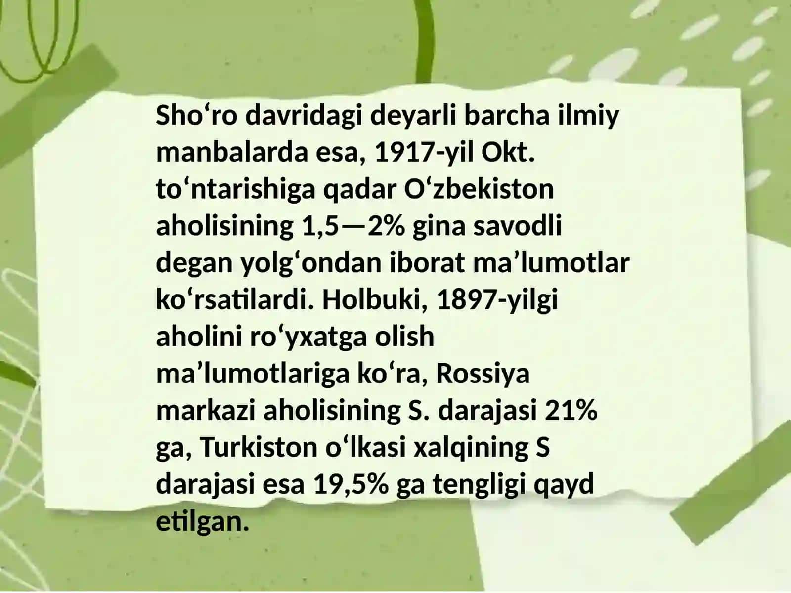 Sotsiolingvistika tarmoqlari. Sotsiolingvistikada savodxonlik muammosi 4