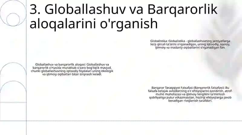 Globallashuv, Globalistika Va Barqaror Taraqqiyot Falsafasi 4